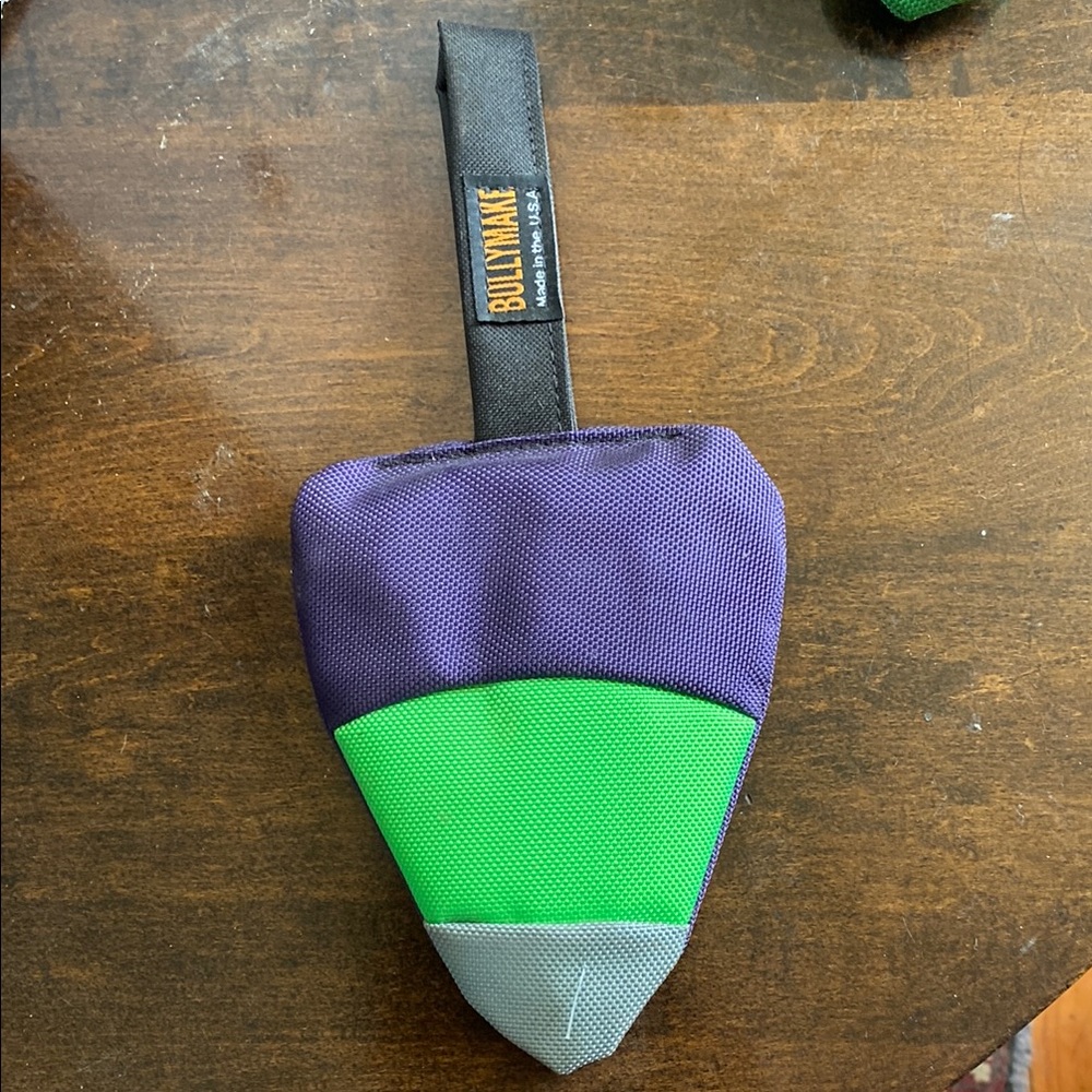 Bullymake Purple and Green Dog Toy